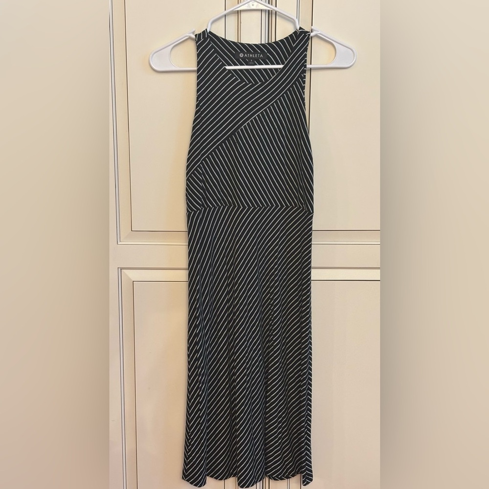 Athleta Black and White Dress- size S